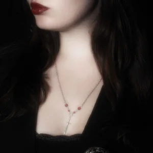 Pendentif Lune Rouge